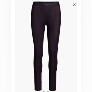 SKIMS stretch cotton ribbed leggings